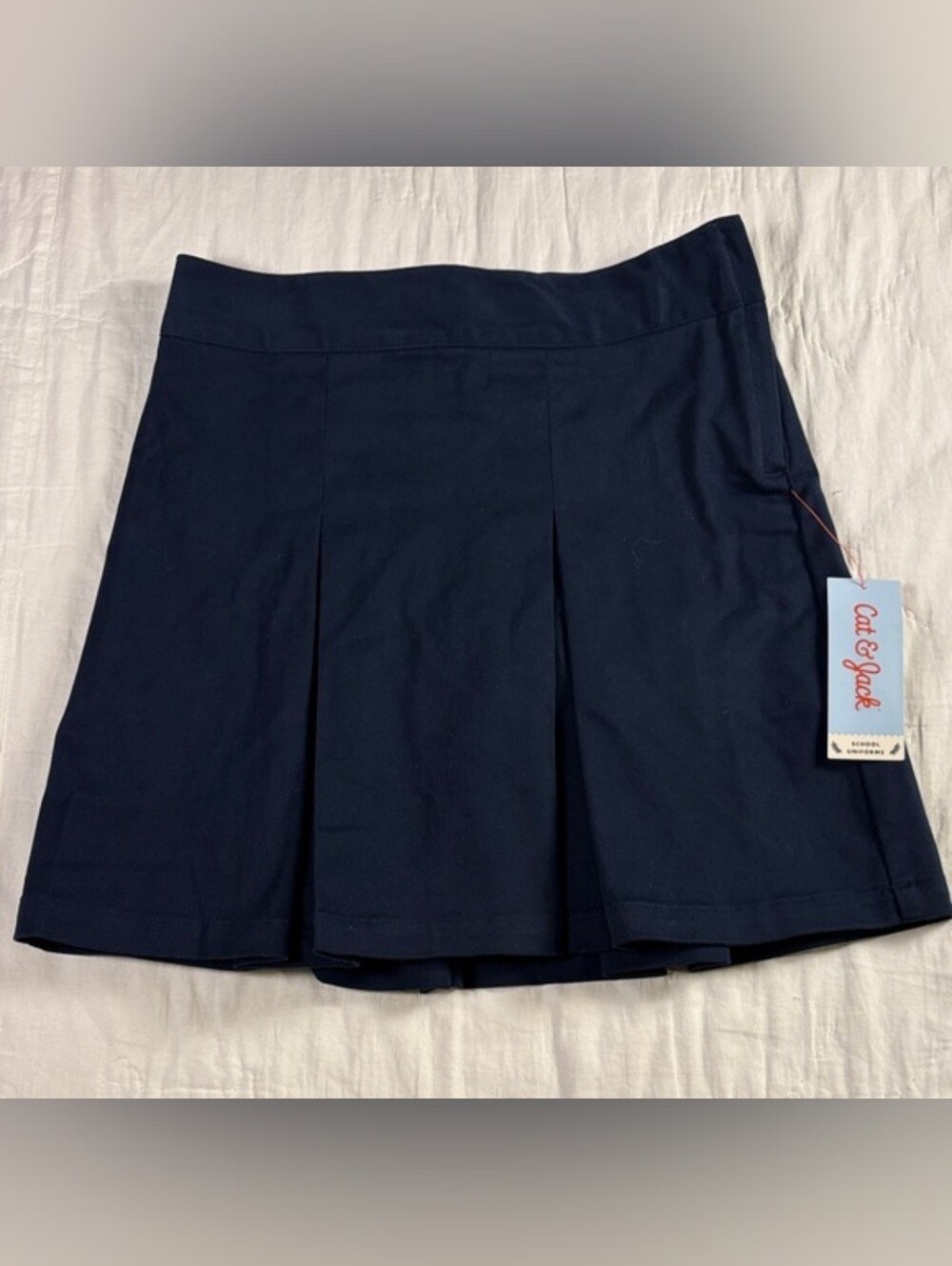 Cat & Jack Navy Pleated Mini Skirt